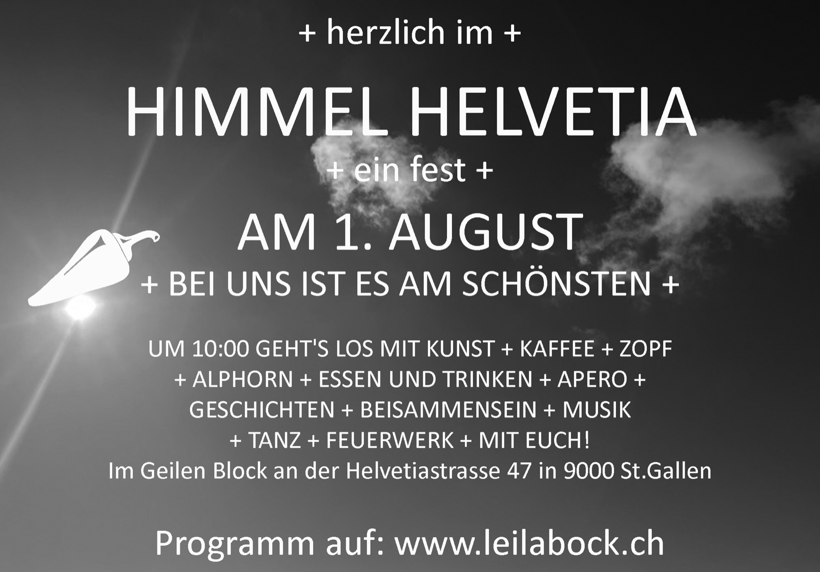 HIMMEL Helvetia Programm 1 August